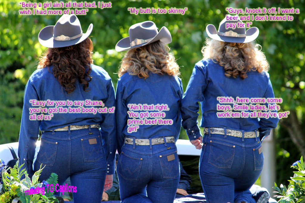 Titillating Tg Captions Cowgirls At The Rodeo 