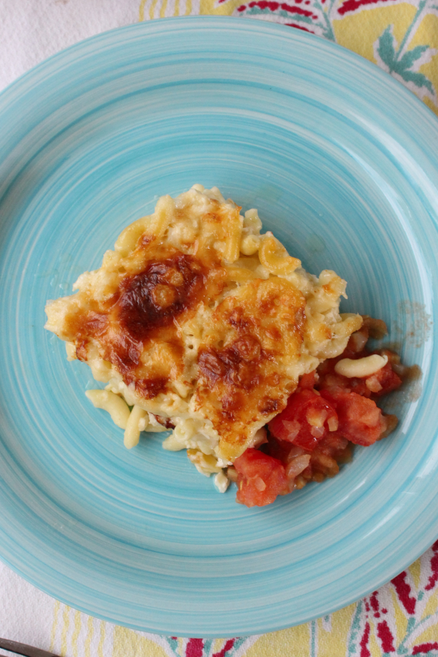 Momma's Baked Macaroni & Cheese | The Two Bite Club Momma's Baked Macaroni and Cheese is the easiest to make and absolute best mac and cheese ever! Don't forget the stewed tomatoes!