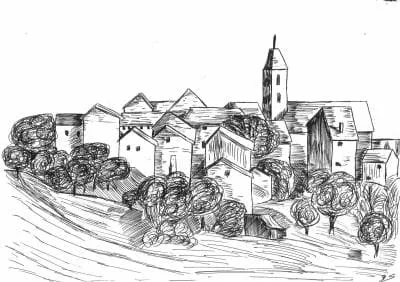Description d'un village en français