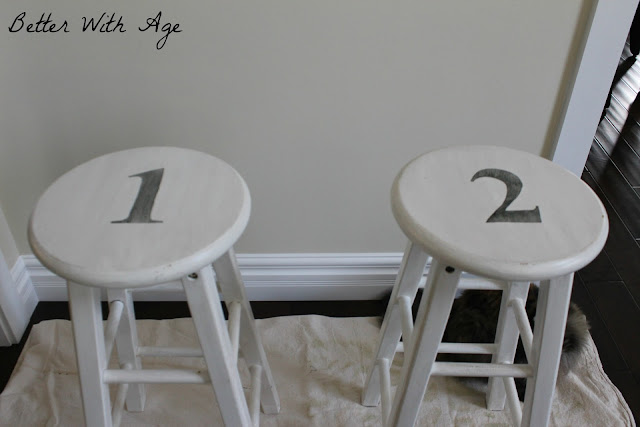 Numbered stools www.somuchbetterwithage.com Numbered stools www.somuchbetterwithage.com