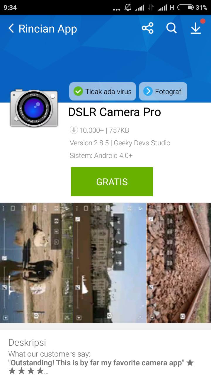 Andro Update Cara Menjadikan Kamera Android Menjadi Seperti Kamera Dslr