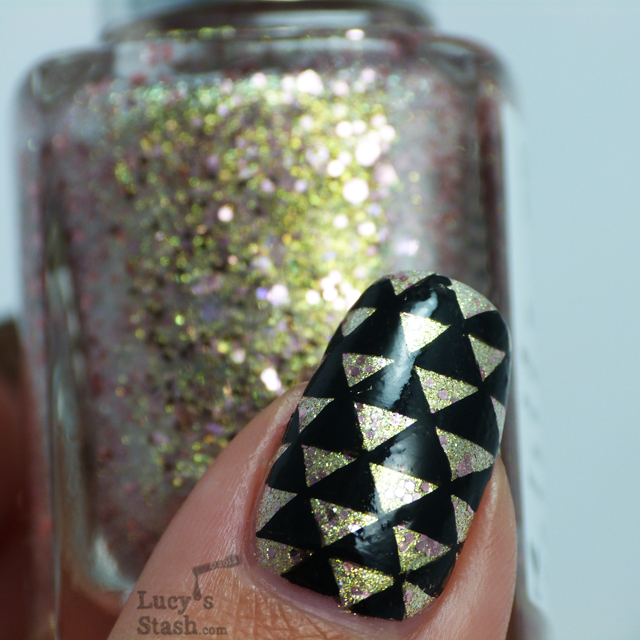Lucy's Stash - Arrowheads patterned nail art