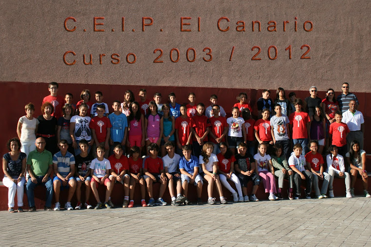 PROMOCIÓN 2003/2012 CEIP EL CANARIO