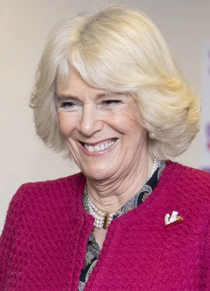 The Duchess of Cornwall visited North Swindon Library and the Lyndhurst Centre