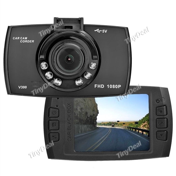 V300 FHD 1280*1080P 2.4 Inch TFT LCD Car DVR Dash Camera 140 degree Wide Angle