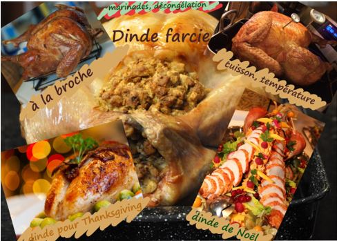 Temps de cuisson, température, cuire une dinde Préparer une dinde pour Thanksgiving, Noël