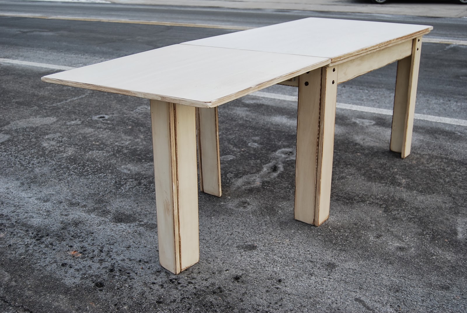 Define Your Sign Make a Drop Leaf Plywood Sewing Table