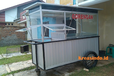 Harga Gerobak Gorengan Aluminium Jumbo Harga Gerobak Gorengan Aluminium Jumbo