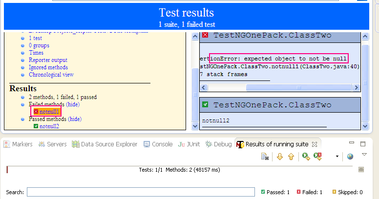 TestNG Assertion assertNotNull With WebDriver Example
