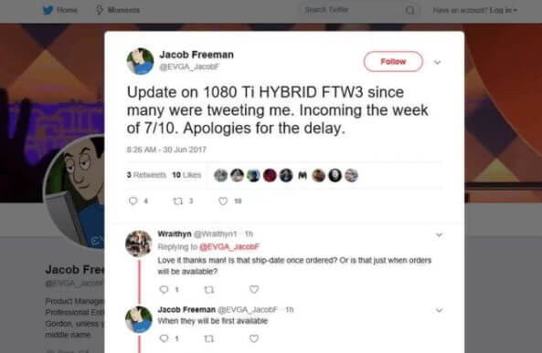 Berita mengenai peluncuran EVGA GTX 1080 Ti Hybrid Berita mengenai peluncuran EVGA GTX 1080 Ti Hybrid