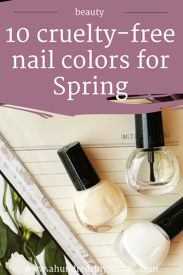 10 nail colors for Spring a hundred tiny wishes