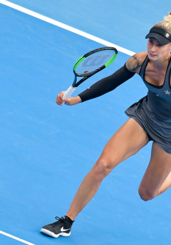 Polona Hercog Qualifying Match Clicks for 2019 WTA Qatar Open in Doha