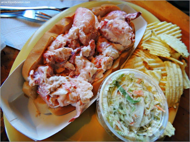 Lobster Shack en Perkins Cove: Lobster Roll Doble