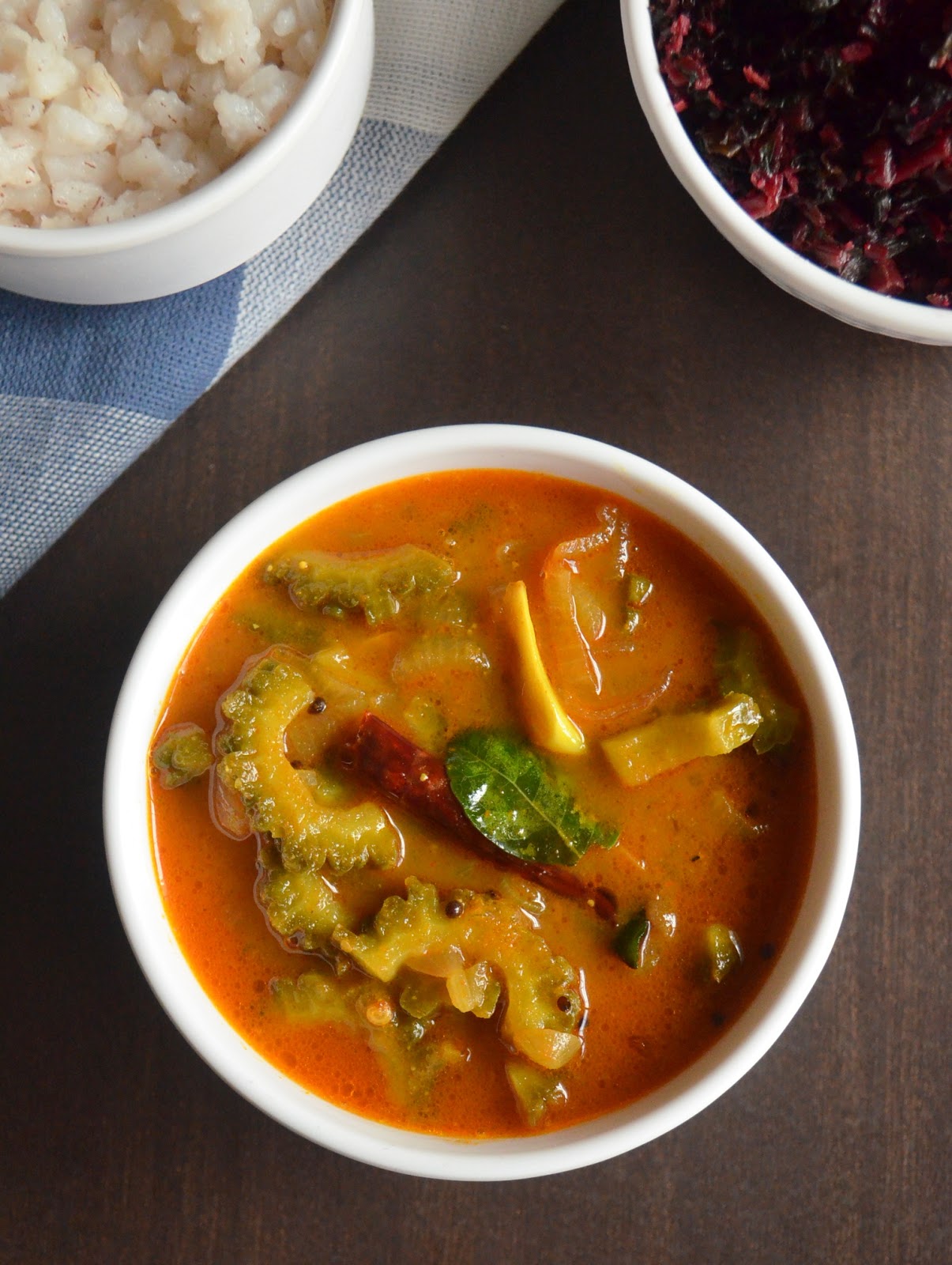 Indulge... Pavakya Pulin Curry Kaipekka Puli Curry Kerala Style