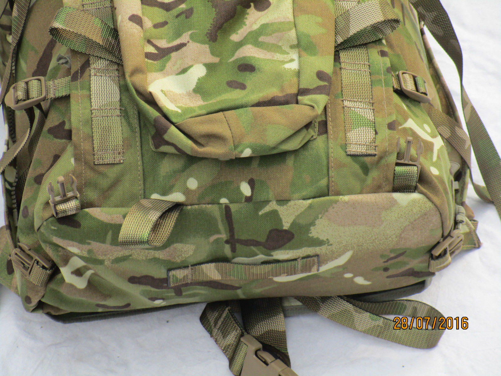 bingbabel British Army Backpack Long Convoluted Back Multicam