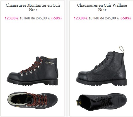 Ventes privees dr martens Clearance