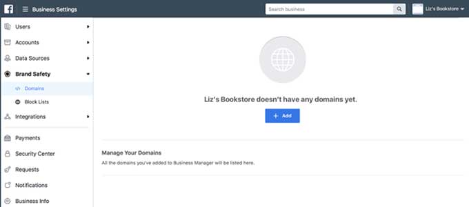 Add Domain Add Domain
