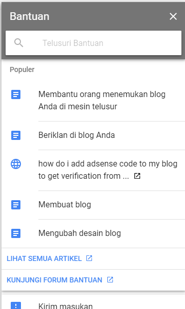bantuan_blog Menu bantuan blog