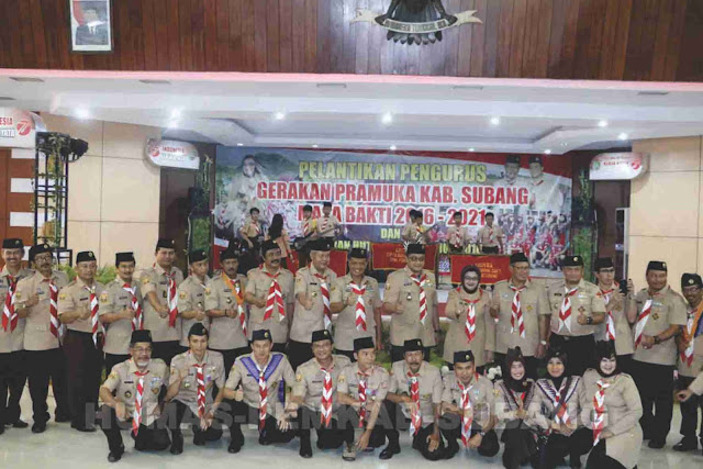 Pelantikan Pengurus Kwarcab Gerakan Pramuka Kabupaten Subang Masa Bakti 2016-2021 Pelantikan Pengurus Kwarcab Gerakan Pramuka Kabupaten Subang Masa Bakti 2016-2021