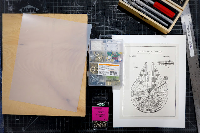 supplies to create printables wood panels