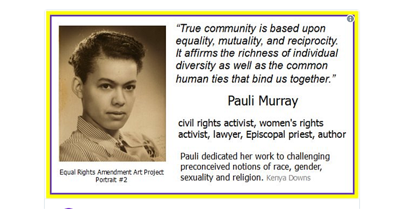 BLACK CHICK A LITTLE ROCKED: PAULI MURRAY: The Brain Behind Thurgood