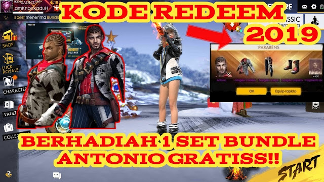 Kode Redeem FF Terbaru Januari 2019 Work 100% Kode Redeem FF Terbaru Januari 2019 Work 100%