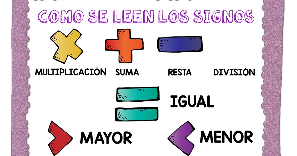 RECURSOS TIC PARA TRABAJAR EN EDUCACIÓN INFANTIL LOS SIGNOS DE LAS OPERACIONES