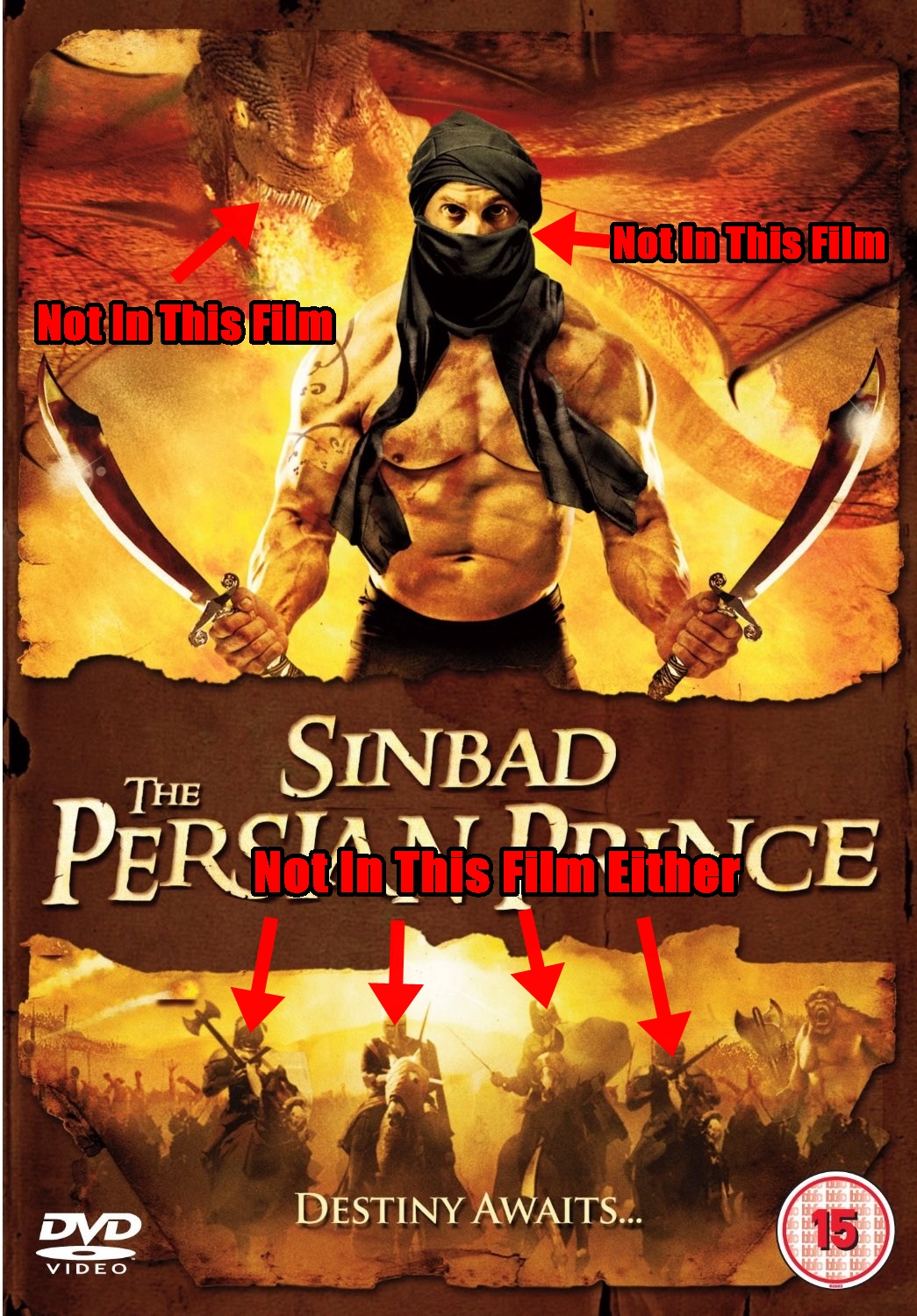 the 7 adventures of sinbad dvd cover