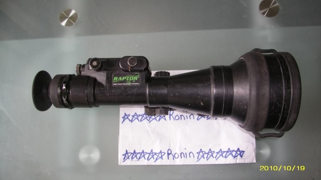 Ronin Tactical's New Site Raptor 6x Military Issue Weapon Sight Night