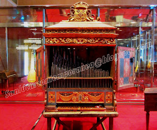 Organo Realejo conocido como órgano zaragozano conservado en el Museo de la música de Barcelona. ( Foto. J. M. Hermoso)