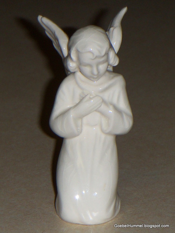 Goebel Hummel Goebel Hummel SACRART Solid White Kneeling Angel HE27A