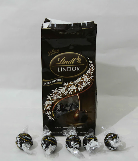 bombones lindor chocolate negro