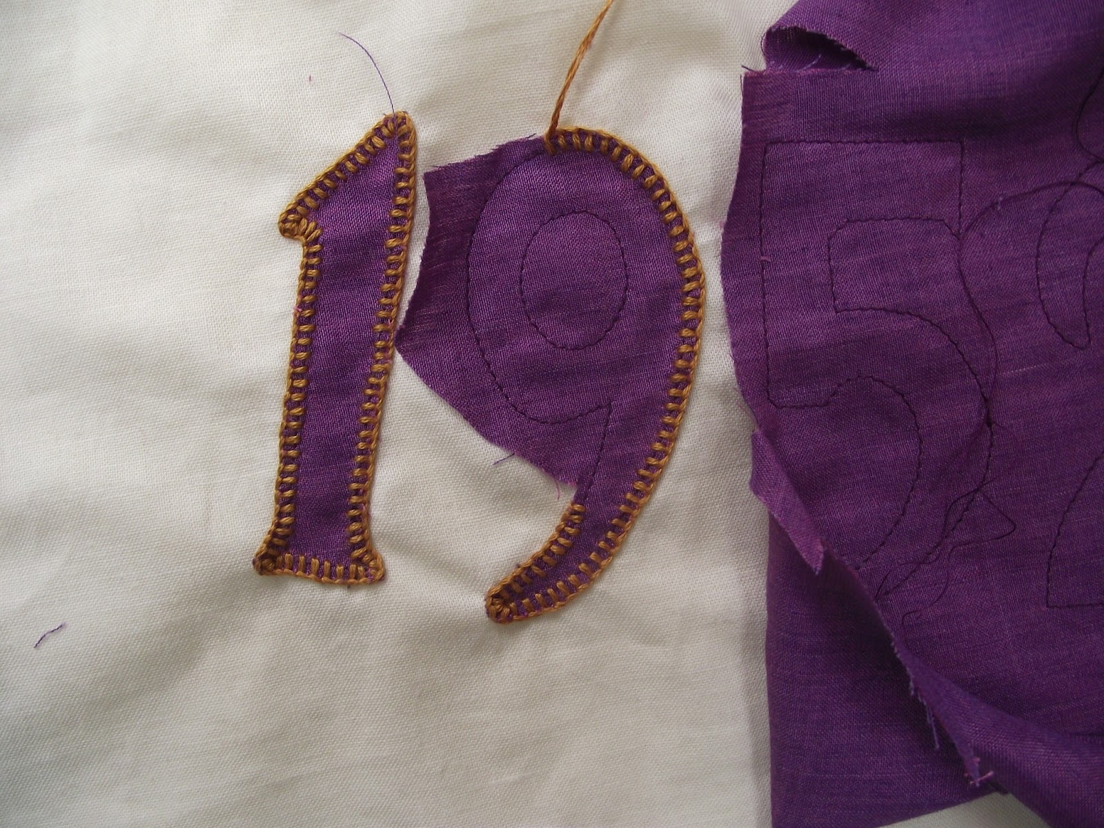 Lizzie Lenard Vintage Sewing Vintage Machine Appliqué Stage 3