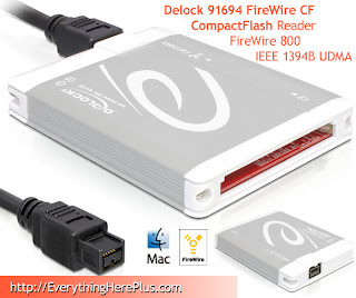 Delock FireWire 800 to CompactFlash UDMA Drive Read-Writer 91694