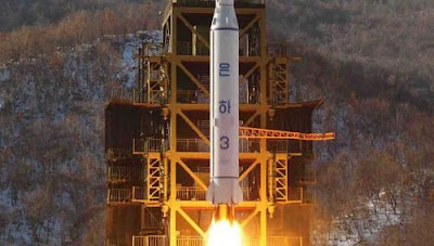 North Korea's Unha-3 rocket lifts off from the Sohae launch pad in Tongchang-ri, North Korea.