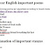 1st year english poems explanation of stanzas