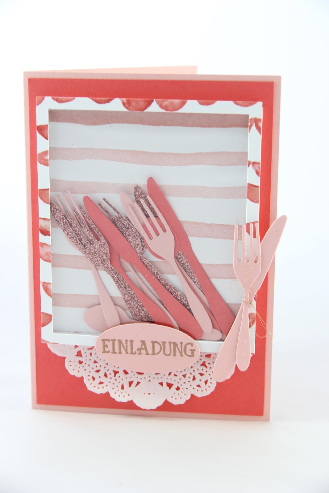 StampinFantasy Einladung zum Essen mit Effekt