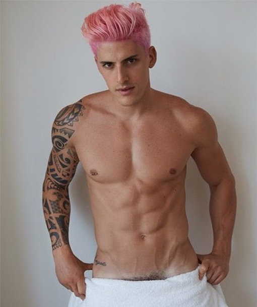 Pink Hair Naked 10
