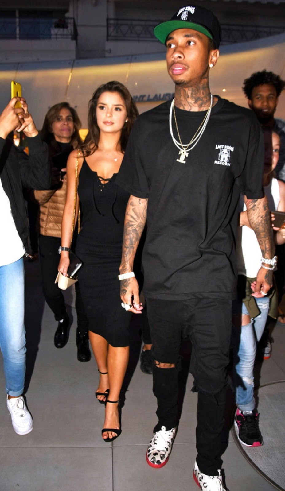 Tyga and Demi Rose spotted shopping in Cannes