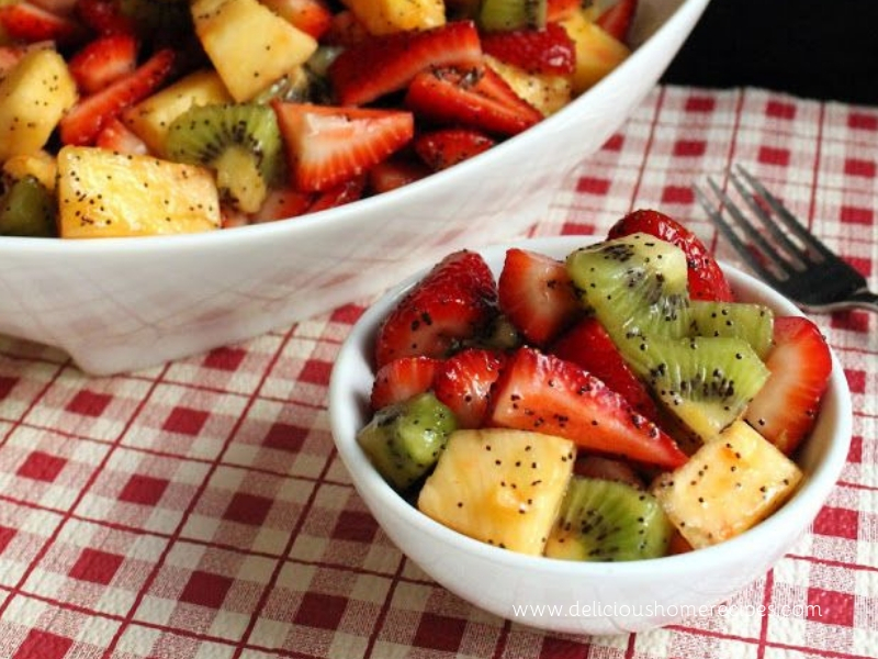 Triple Fruit Salad With Lemon Triple Fruit Salad With Lemon