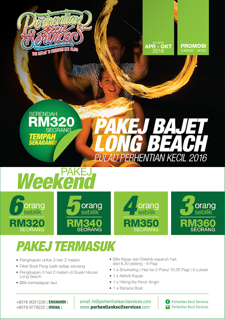 Pakej Bajet Long Beach Pulau Perhentian Kecil 2016 Pakej Long Beach Perhentian Kecil Weekend