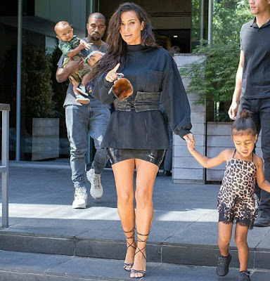 Screenshot 20160829 233928 Kanye West and Kim K step out with their children Saint and North West for lunch in New York