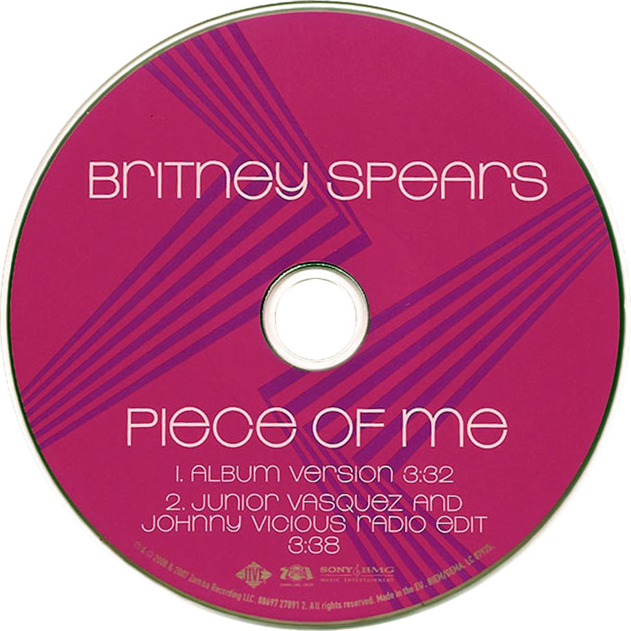 Piece Of Me (Alemania Single 2CD) Britney Spears BookletLandia.it