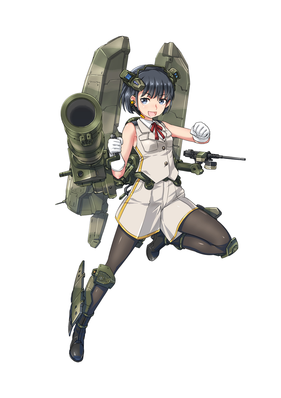 Japanese_VW: Armaments of the Japan Self-Defense Forces are personified