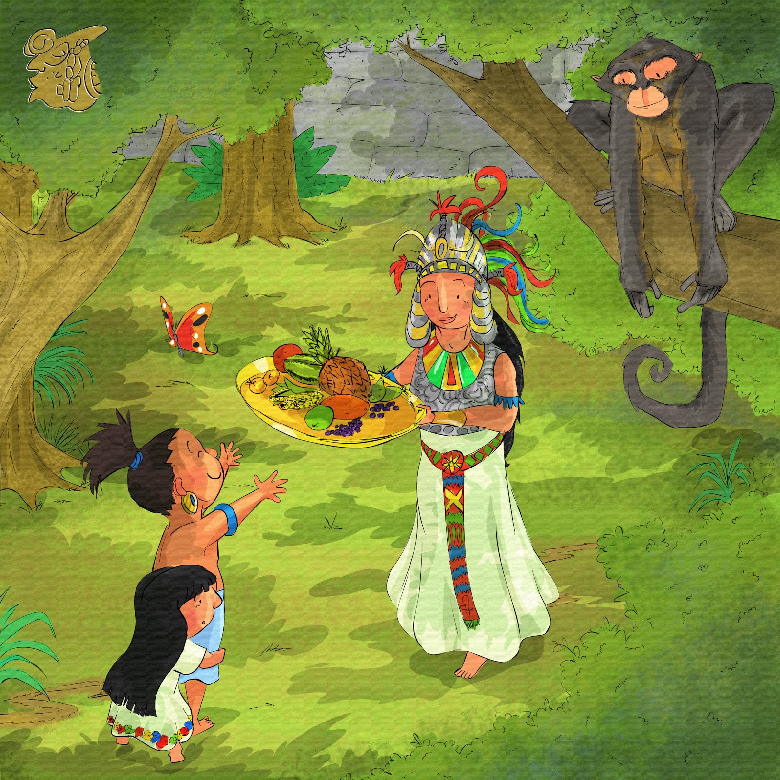 * Ilustraciones de leyendas mayas * Ilustraciones de leyendas mayas