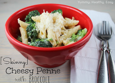 Skinny Cheesy Penne with Broccoli