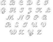 Moldes e letras! (desenhos do alfabeto para imprimir colorir)