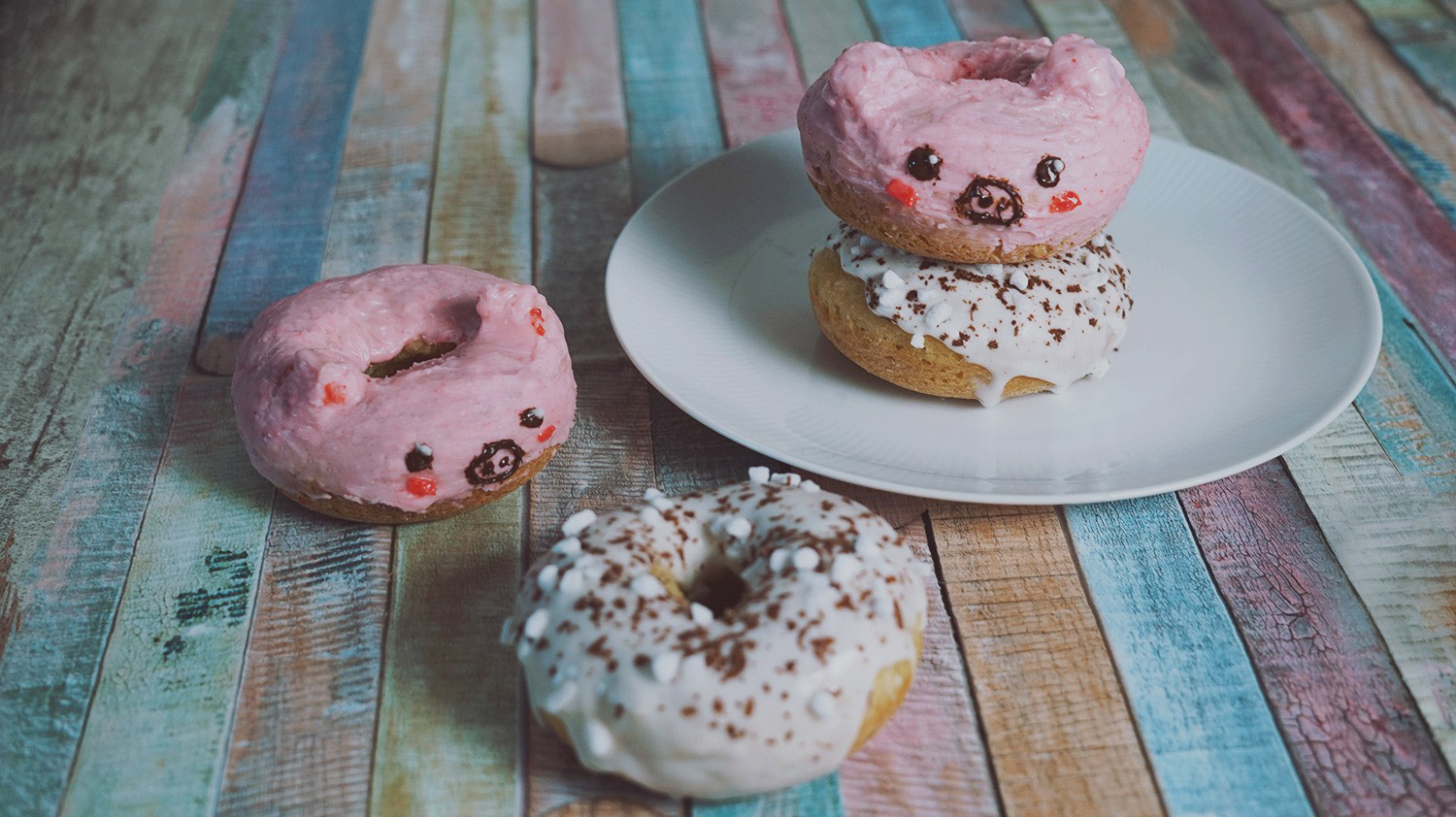 KuneCoco • Rezept • Schweine Donuts KuneCoco • Rezept • Schweine Donuts