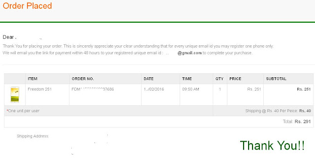 Order Placed Order Placed