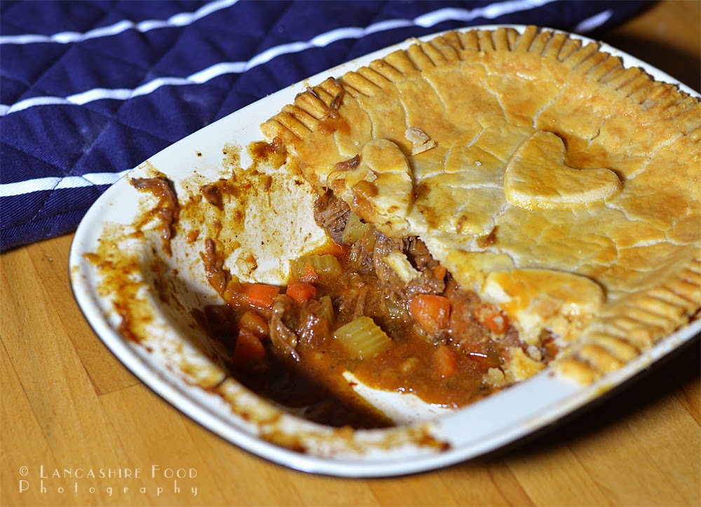 Lancashire Food Gluten Free Beef brisket, carrot and celery pie